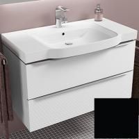 Тумба с раковиной SanVit Тандем 90 ktandem90 в цвете Ral подвесная Черный глянец