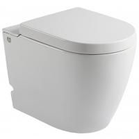 Унитаз Cerutti SPA B-376B 7264 с импульсным смывом приставной с сиденьем Микролифт Унитаз Cerutti SPA B-376B 7264 с импульсным смывом приставной с сиденьем Микролифт