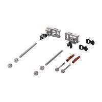 Крепление модуля, TECE, TECEprofil, с регулировкой глубины монтажа и быстрой фиксацией