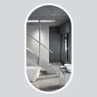 Зеркало LED VLM-2K100 500х1000 c сенсорным выключателем и диммером Зеркало LED VLM-2K100 500х1000 c сенсорным выключателем и диммером