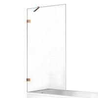 Шторка для ванны NEW TRENDY AVEXA COPPER BRUSHED 100 см EXK-3807 (брашированная медь)