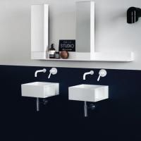 Agape Handwash Раковина подвесная 35x35x15 см, квадратная, без отв., цвет: белый Agape Handwash Раковина подвесная 35x35x15 см, квадратная, без отв., цвет: белый