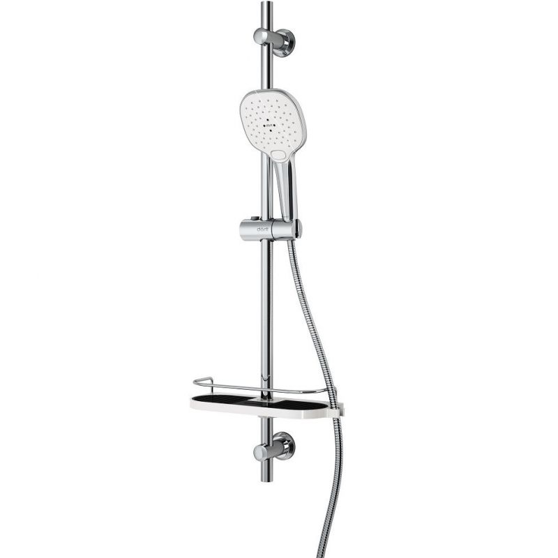 Комплект смесителей Dorff Prime D4085000 Хром Белый Комплект смесителей Dorff Prime D4085000 Хром Белый
