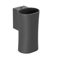 AZZURRA NATIVO Раковина 350х370х620 мм., подвесная, с 1 отверстием для смесителя, в комплекте с креплением, цвет Carbone