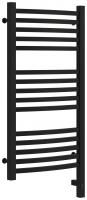 Полотенцесушитель электрический АРКУС 3.0 800х400 МЭМ правый (Матовый чёрный)