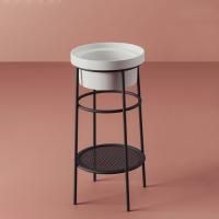 Artceram FUORI SCALA Металическая структура Ø38хh83см для раковины Fuori Scala Ø41, цвет: черный матовый