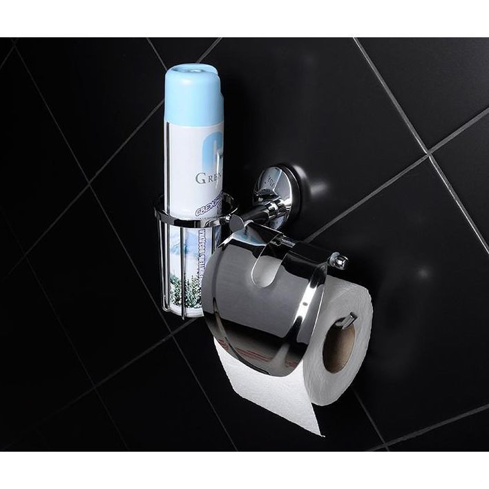 Держатель туалетной бумаги и освежителя Fixsen Europa FX-21809+10 Хром, артикул FX-21809+10