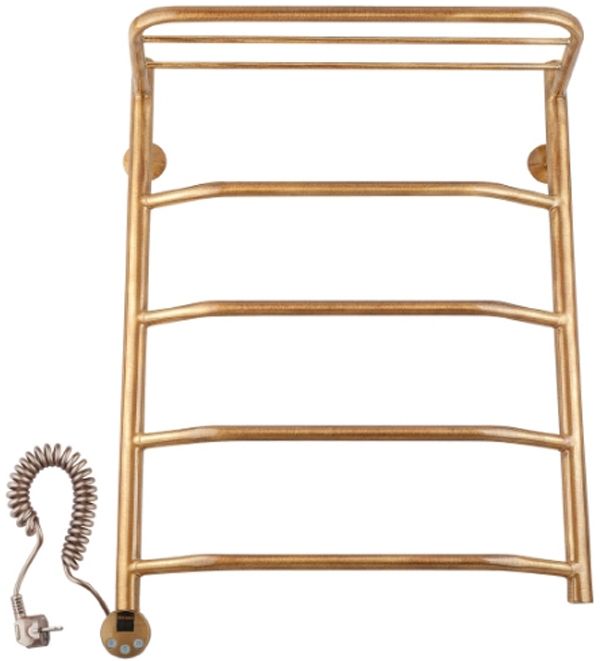 Электрический полотенцесушитель Secado Агата 3 50х80 с полкой Бронза