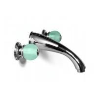 Bongio Rivoli Смеситель встраиваемый для раковины с изливом 190мм, цвет хром/Emerald 07