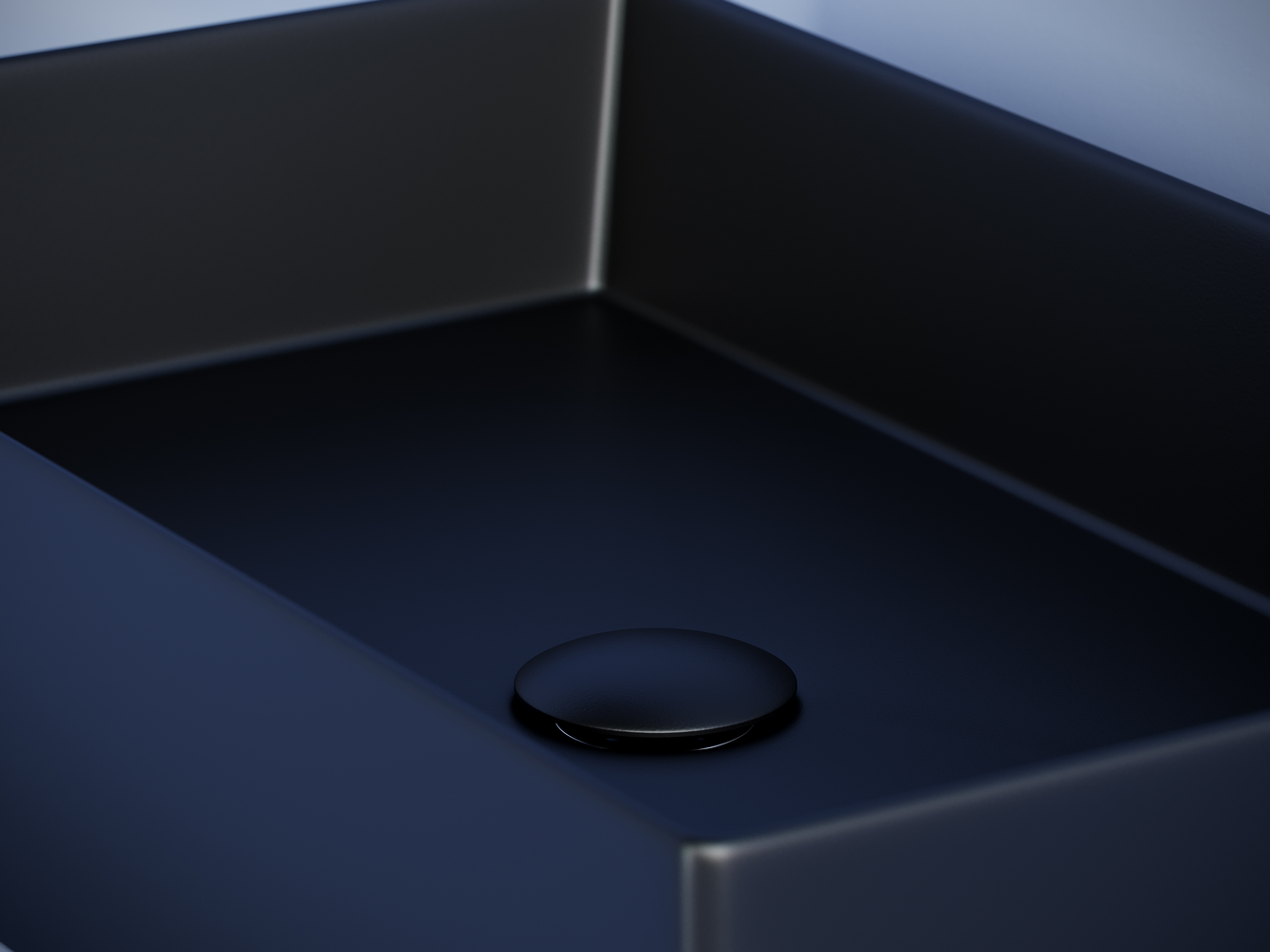 Раковина накладная прямоугольная Элемент (Element) 601x361x130, цвет черный матовый, арт. CN6070MB, артикул CN6070MB