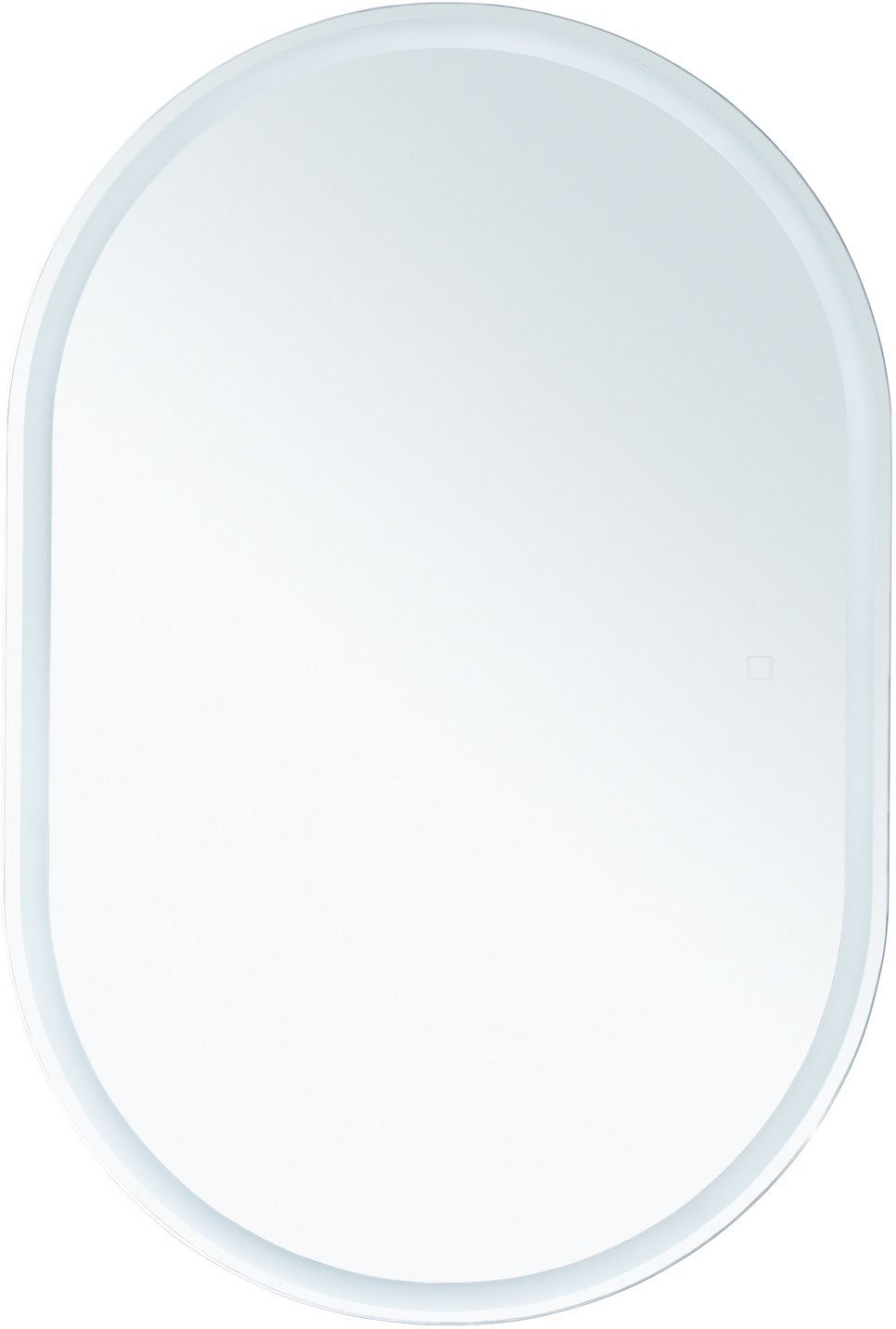 Зеркальный шкаф Aquanet Монте 60 белый, с LED подсветкой