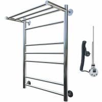 Электрический полотенцесушитель Тругор Аспект 3 элТЭН 80x40 с полкой Хром