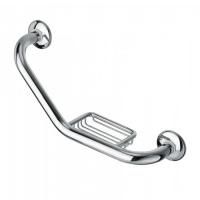Bongio Hotelerie Поручень для ванны с мыльницей, 400x210 мм, цвет хром
