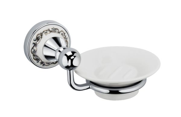 Мыльница Fixsen Bogema FX-78508 Хром Белый