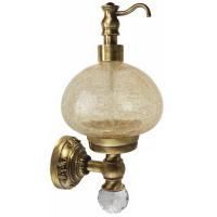 CRISTALIA Дозатор жидкого мыла настенный, стекло/бронза/SWAROVSKI