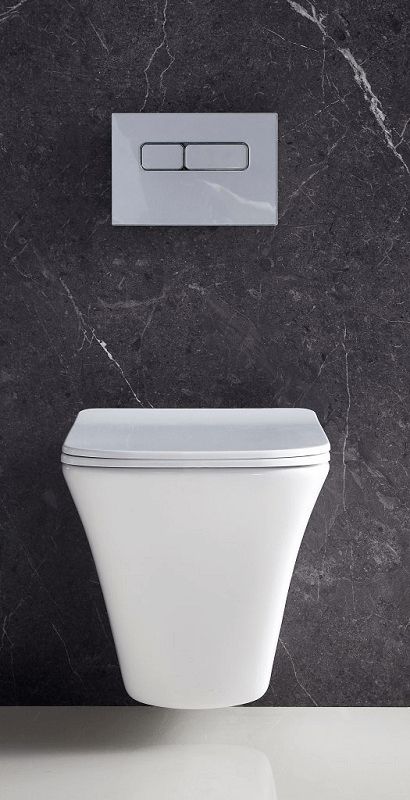 Унитаз BelBagno Marmi BB052CHR подвесной без сиденья