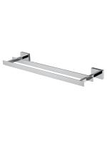 Полотенцедержатель двойной WONZON & WOGHAND FLAT, Хром (WW-9711-45CM)