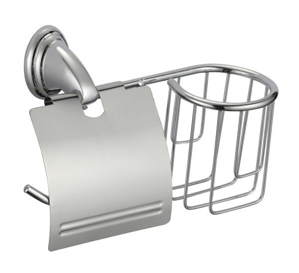 Держатель для туалетной бумаги и освежителя Savol S-L03151, хром