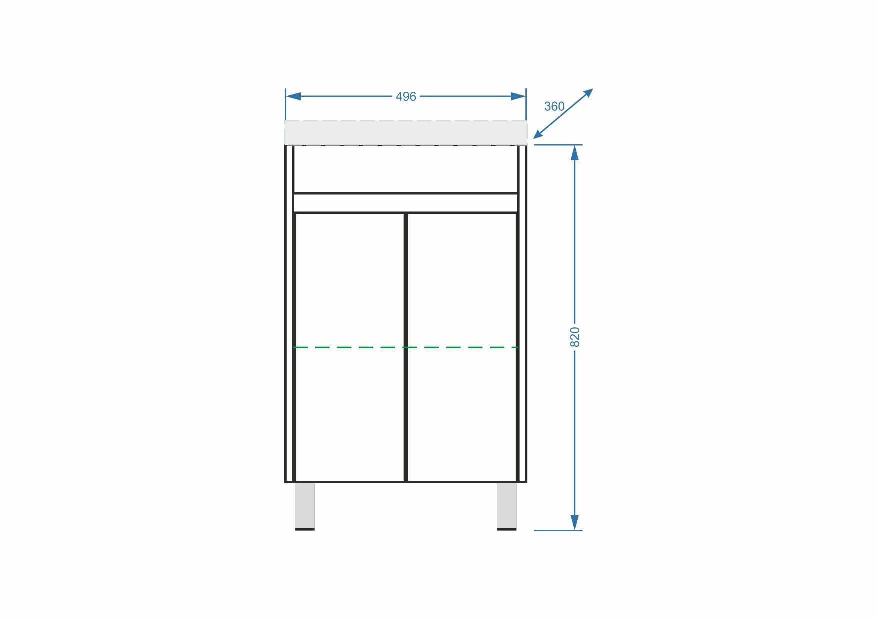 Тумба напольная "Фаворита 50", Сомо 50