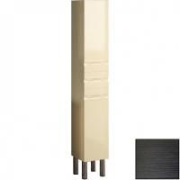 Шкаф пенал SanVit Прима 30 pprim с фактурой под дерево прямые ручки Венге