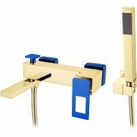 Смеситель для ванны Q GoldUV_Комплект