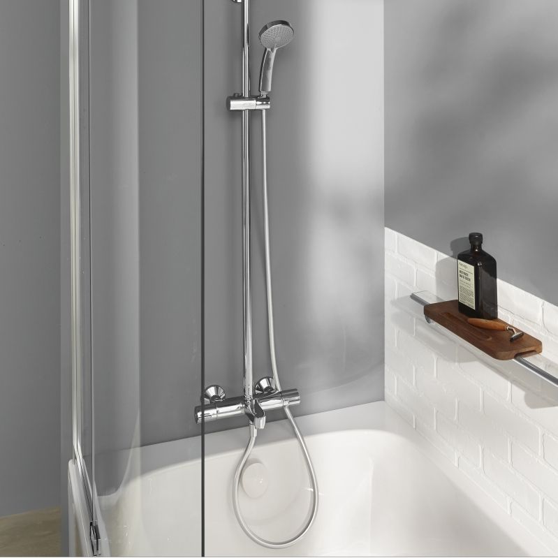 Душевая система JACOB DELAFON JULY E99741-CP (хром, металл/пластик, 160-см, круглая), шт