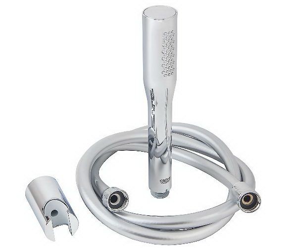 Душевой набор GROHE Euphoria Cosmopolitan (ручной душ, настенный держатель, шланг 1500 мм), хром (27369000) Душевой набор GROHE Euphoria Cosmopolitan (ручной душ, настенный держатель, шланг 1500 мм), хром (27369000)