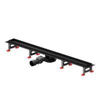 W01SC-U11-090-04BM MasterFlow Трап для душа линейный универс затвор Tile 90см цвет черн мат W01SC-U11-090-04BM MasterFlow Трап для душа линейный универс затвор Tile 90см цвет черн мат