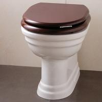 Devon Classica Унитаз напольный пристенный (45x36,3 cм), горизонтальный выпуск, цвет: белый