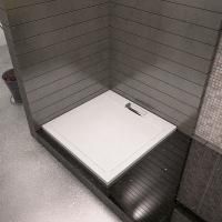 Душевой поддон из искусственного камня RGW GWS-01 90x90x3,5 Белый