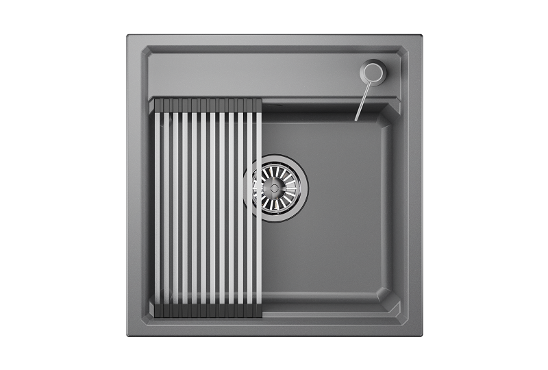 Кухонная мойка Granula 5002, АЛЮМИНИУМ, артикул 5002, АЛЮМИНИУМ