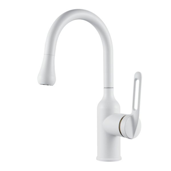 Смеситель для раковины Raffine F101C, белый