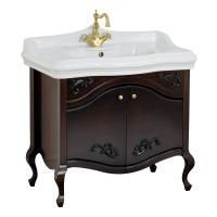 IMPERO База L87xH74xP52 см. для раковины 90 см, 2 двери, цвет: NOCE