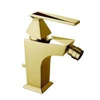 Nicolazz Vincent Смеситель для биде на 1 отверстие, с донным клапаном, цвет: English Gold