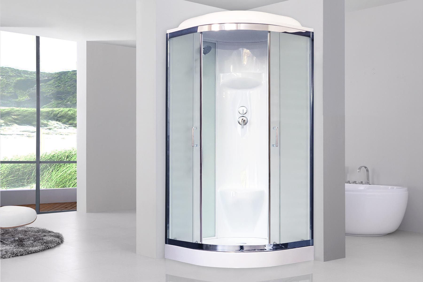 Душевая кабина Royal Bath RB 90HK6-WC-CH (белое/матовое) Душевая кабина Royal Bath RB 90HK6-WC-CH (белое/матовое)