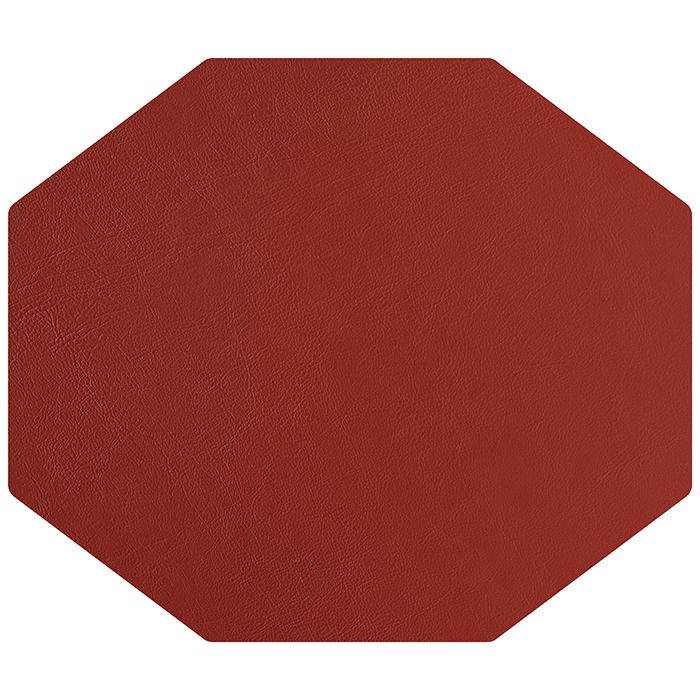 ADJ Шестиугольный плейсмат, 44,5x38 см., цвет: коньяк/бордо