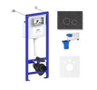 Комплект 5 в 1 инсталляции для подвесного унитаза Lavinia Boho Relfix 77020068