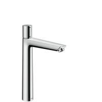 Смеситель для раковины, Hansgrohe, Talis Select E, тип открывания воды-однорычажный, высота, мм-308, вынос излива, мм-183, цвет-хром, без сливного гарнитура Смеситель для раковины, Hansgrohe, Talis Select E, тип открывания воды-однорычажный, высота, мм-308, вынос излива, мм-183, цвет-хром, без сливного гарнитура