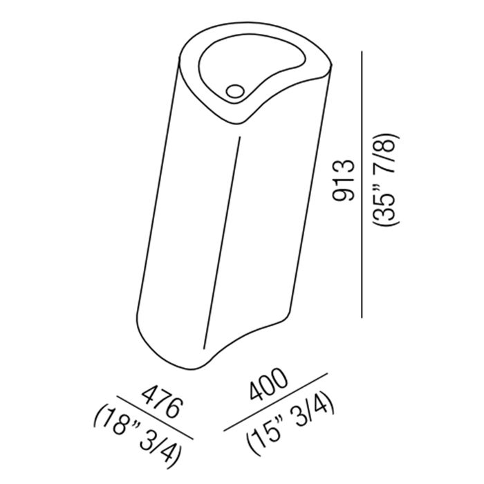Agape Lito Раковина напольная 40x47.6x91.3 см, 1 отв., цвет: мрамор Agape Lito Раковина напольная 40x47.6x91.3 см, 1 отв., цвет: мрамор