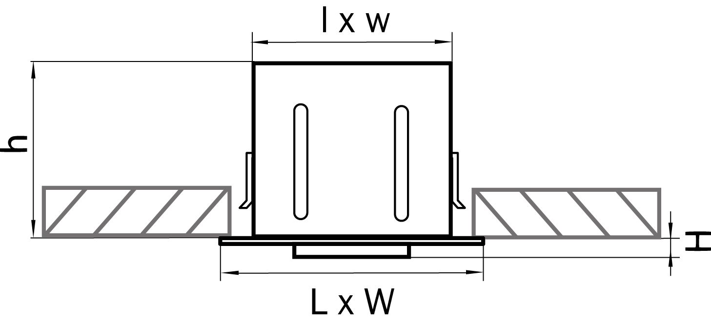 Светильник точечный встраиваемый декоративный под заменяемые галогенные или LED лампы Cardano Lightstar 214027
