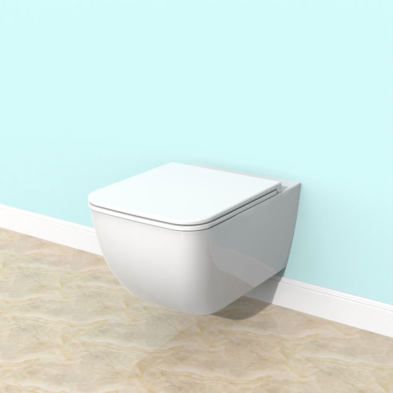 Унитаз подвесной SMARTFLOW VIGENTE безободковый с микролифтом SMF811-WH, белый, артикул SMF811-WH