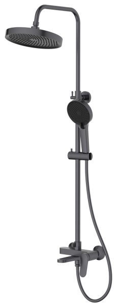 Душевая система BELZ оружейная сталь (B24786-3)