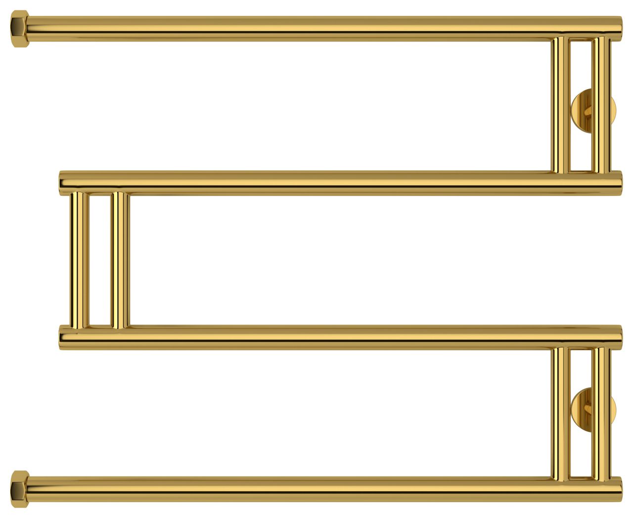 Полотенцесушитель водяной High-Tech model "M+" 500х650 (Золото)