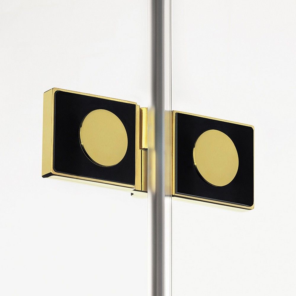 Шторка для ванны NEW TRENDY AVEXA GOLD BRUSHED 110 см EXK-2013 R (брашированное золото)