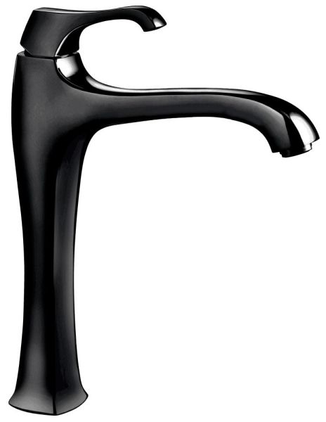 Emmevi Ares, однорычажный кухонный смеситель (излив 21,6 см), без донного клапана, цвет черный матовый