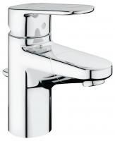 Смеситель для раковины GROHE Europlus с донным клапаном и выдвижным изливом, хром (33155002) Смеситель для раковины GROHE Europlus с донным клапаном и выдвижным изливом, хром (33155002)