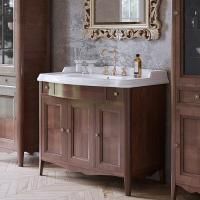 TW Veronica, База с раковиной Simas AR874bi*1 105*56см, с 1отв.,  2 верх.ящ. 3 распашные дверки, доводч. Blum, ручки: Riflesso бронза, цвет: noce TW Veronica, База с раковиной Simas AR874bi*1 105*56см, с 1отв.,  2 верх.ящ. 3 распашные дверки, доводч. Blum, ручки: Riflesso бронза, цвет: noce