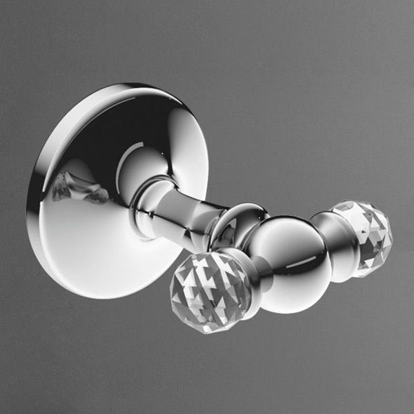 Крючок для полотенец Art&Max Antic Crystal AM-E-2686SJ Хром Крючок для полотенец Art&Max Antic Crystal AM-E-2686SJ Хром