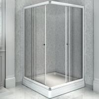 Душевой уголок Radomir 100x110 R 1-03-1-2-0-1230 с поддоном профиль Белый стекло прозрачное