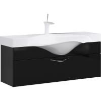 Тумба под раковину Aqwella 5 Stars Бродвей 110 Brw.01.10/001/BLK Черная